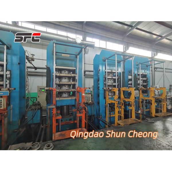 Customizable Pressure Multi-Zone Temperature Control PLC Rubber Vulcanizing Press Machine for Solid Tires