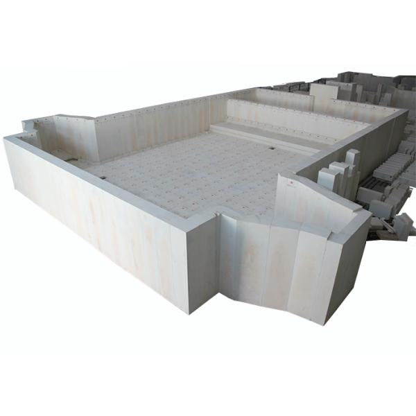 380V 50Hz Horno de fuego cruzado Material refractario Fusión de vidrio doméstico