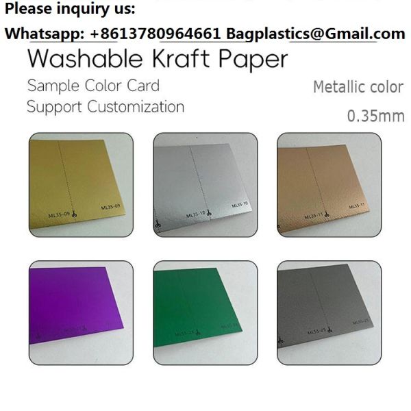 Washable Kraft Paper Bag Fabric Jacron Palnt Paper Washable Craft Paper Roll Suppliers Washable Kraft Paper, Vegan Leather, Waterproof Fabric 250g 350g Material With 0.35mm 0.55mm Shopping Diy Bag