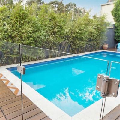 High Strengthened Semi-Frameless Tempered Glass and Aluminium Alloy Garden Fence Panels for Swimming Pool Fencing