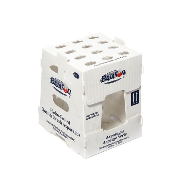 Коробка сота ящиков для хранения Корфлейт брокколи рифленая для плодов