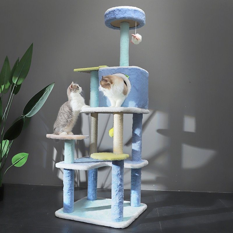 Not Electric Cat Tree 1/2/3/4 Layers Cat Climbing Scratcher with Shipping Cost Included