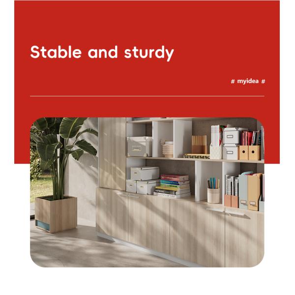 Современная офисная мебель Современные деревянные офисные шкафы с хранилищем