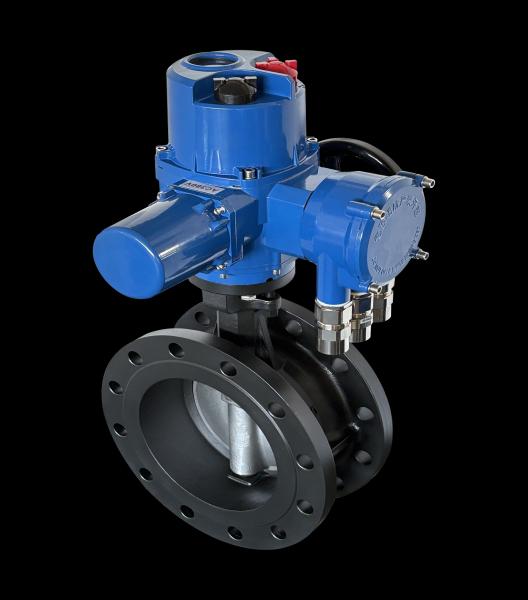 2IN10INelectric Actuated Hard-sealed Angle-travel butterfly Valve,DC24VAC110V220V380VStandardt/Intelligent Type Various Calibers