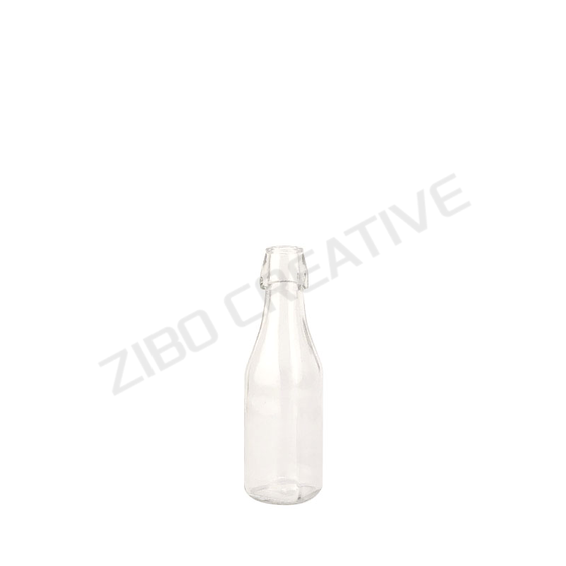 250ml Flint Glass Bottle With Swing Top Cap Leakproof Beverage Packaging For