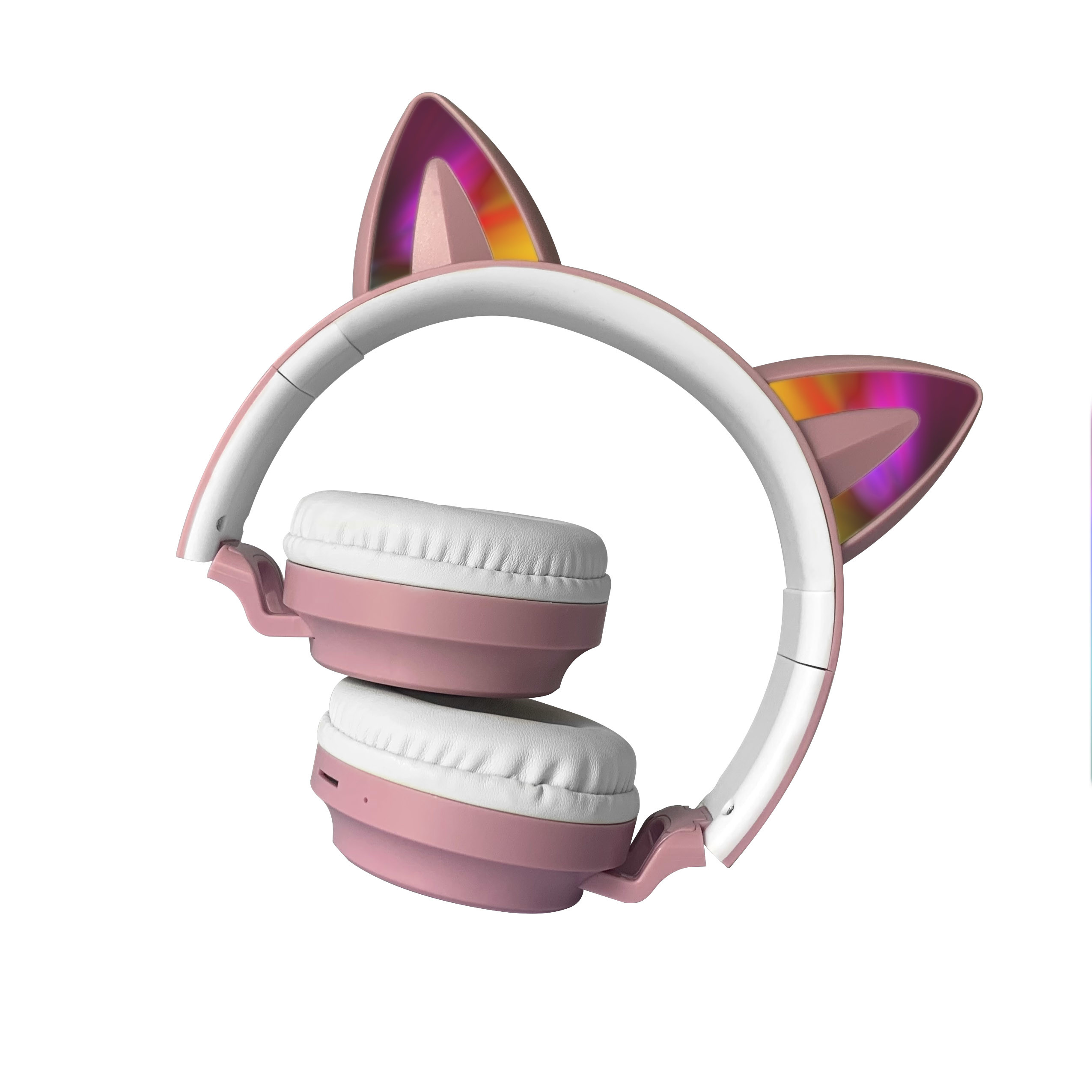 звука дизайна уха кота СИД наушников 1KHz наушники складного Bluetooth окружая
