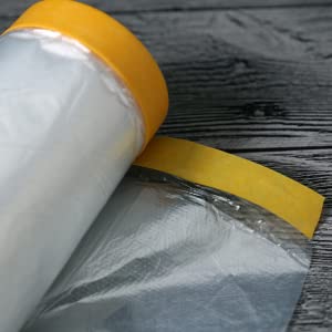 Automotive Roll Masking Film set, Painting Tray kit, Pre-Taped, Sheeting Covering, Car Furniture Protection Cover