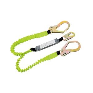 50mm Heavy Duty Webbing Shock Absorbing Fall Arrest Lanyard with Adjustable