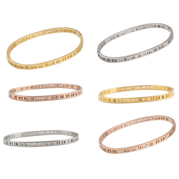 Stainless Steel Wrist Bangle Bracelet Nonreligious 4mm Width 18g Weight