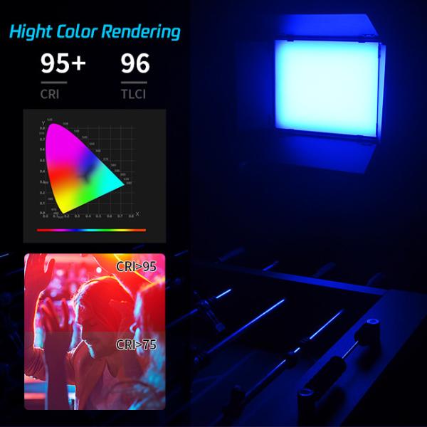 Освещение фотографии стрельбы фильма этапа ТВ светов 2800k студии СИД RGB металла 50000LM
