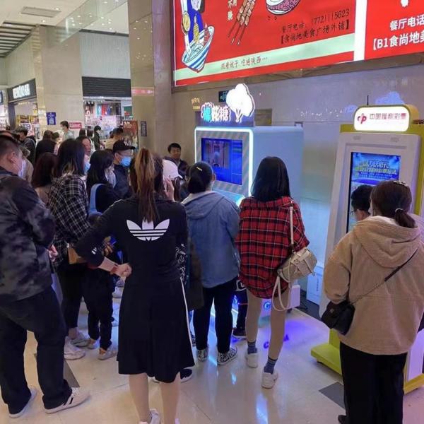 Двойное сопло чистит никтой умный торговый автомат машины зубочистки конфеты полностью автоматический