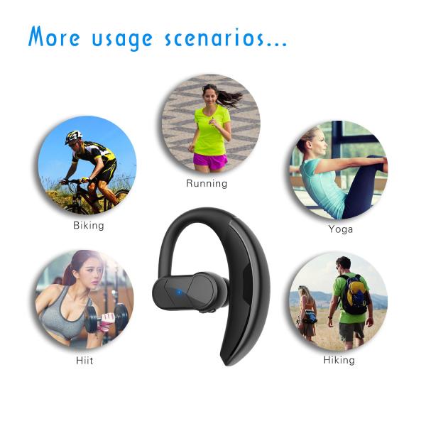 крюк хэндс-фри беспроводное Bluetooth уха 9hours TWS Bluetooth Earbuds 5,0 наушника