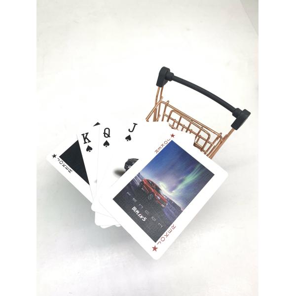 Серебряная фольга штемпелюя игральные карты покера ядра CMYK 320gsm белые