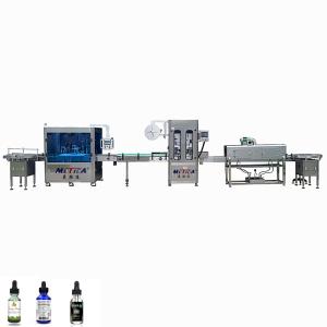 Automatic Bottle Filling Machine with 1500-3000bph Speed Servo + Piston Filling and Multi-Cap Compatibility