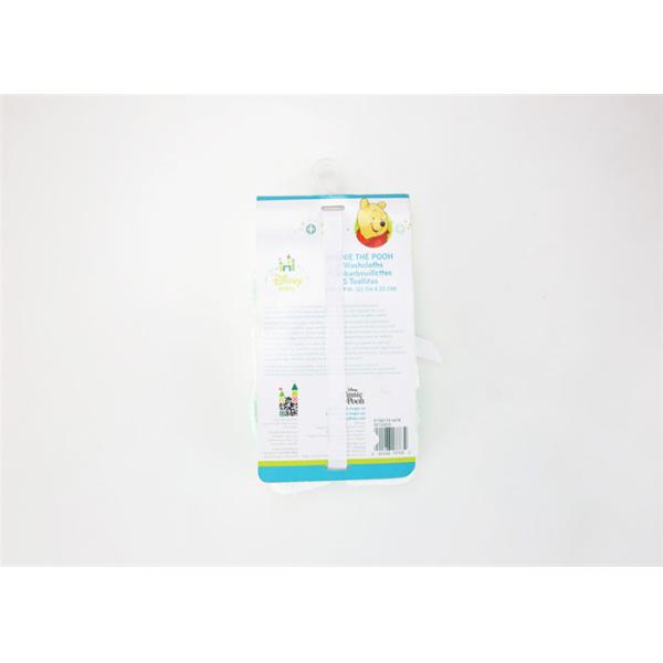 5pk Woven Baby Bath Washcloths Delicate Soft 100 Percent Cotton No Smell