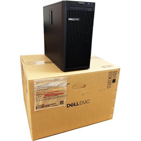 Dell PowerEdge T150 Tower Server with Intel Xeon E-2300, 128GB DDR4 ECC RAM, and 4 x 3.5-inch HDD/SSD Bays
