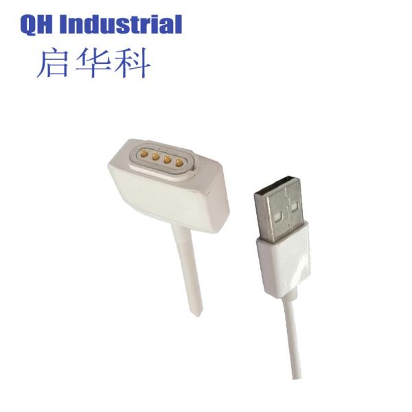 4Pin Netherlands Sensor Connector Pogo Pin Magnetic Connector Pogo Pin Connector For Smart Watch