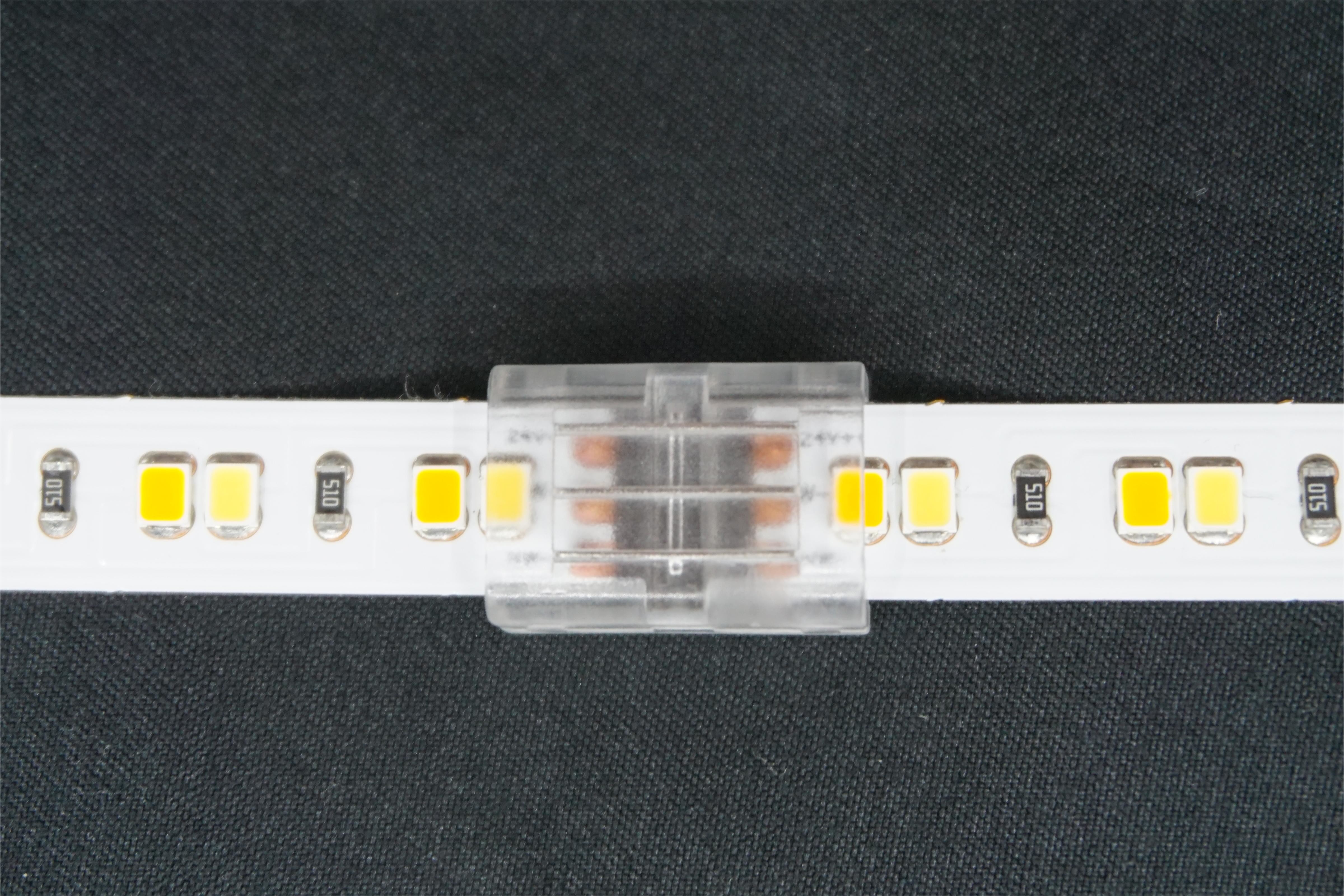 3 PIN 10mm PCB к PCB SMD безполосный светодиодный ленточный соединитель Прозрачный
