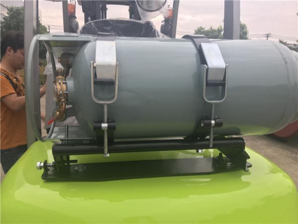 3.5tons Motor de gás empilhadeira com lateral de mudança e pneu sólido pode ser personalizado