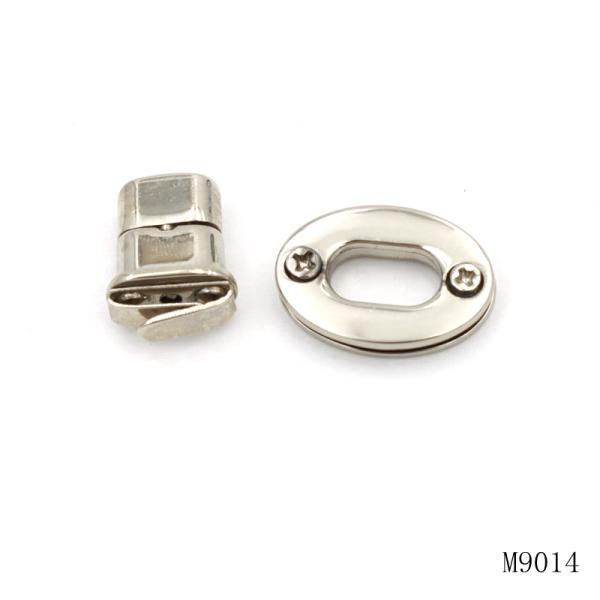Oval Small Twist Locks OEM ODM Metal Purse Closure For Bags And Handbags