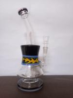 14 polegadas entregam cor personalizada de vidro fundida da tubulação de fumo