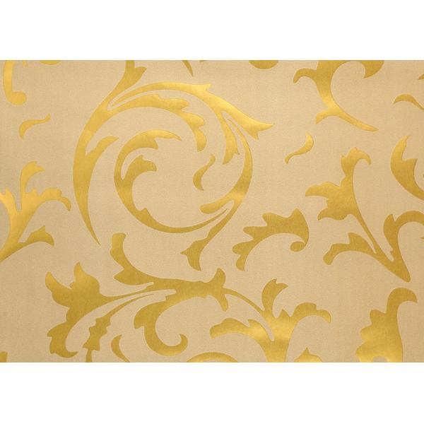 Fireproof Non Woven European Style Wallpaper Strippable With Flower Pattern , Non - Pasted