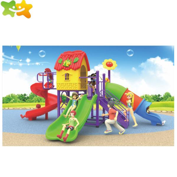 Garden Backyard Plastic Playground Slide Outdoor Children'S Plastic Swing Slide