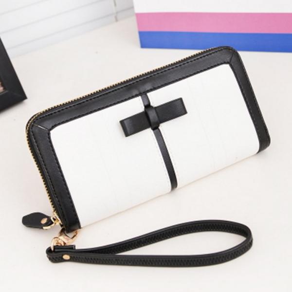 2016 new female wallet long section of Korean fashion Ms. zipper hand wallet PU