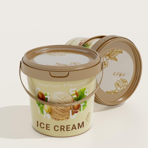Bottes en PP de qualité alimentaire pour le beurre de karité Chocolaterie à éplucher Sauces alimentaires et boissons Transparent