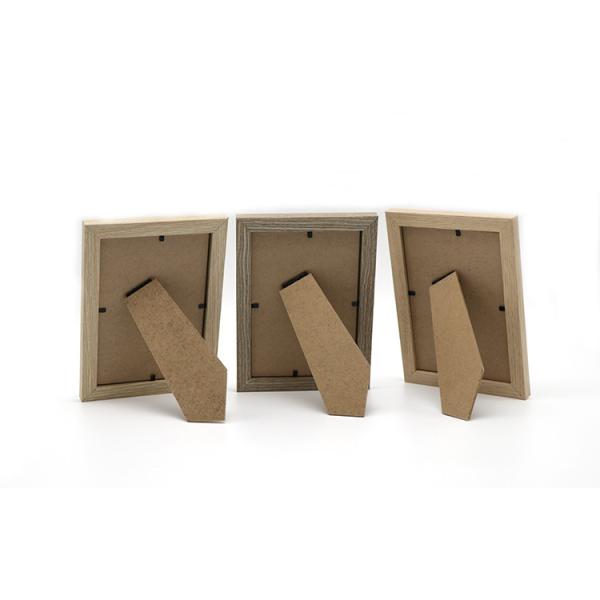 13 X 18 CM Decorative Wooden Picture Frames With Paper Wrap OEM / ODM