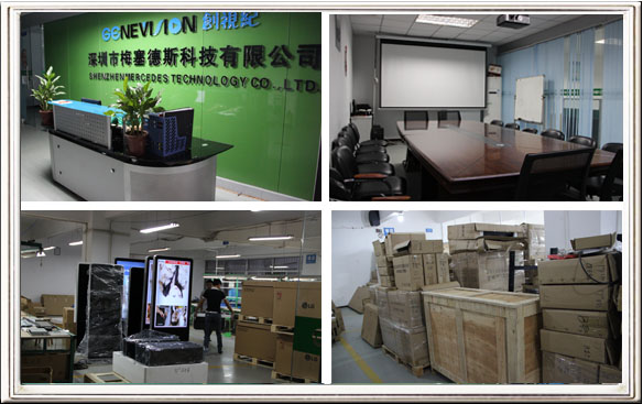8ms отзывчивый Signage времени 3G цифров с Toughened стеклянной панелью