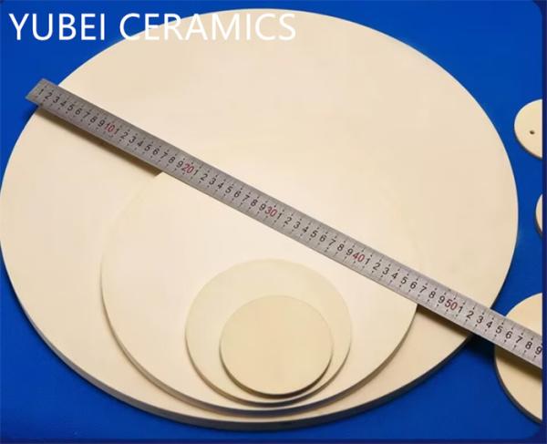 Placas de cerâmica de alumina de 500 mm Al2O3 Placa de suporte de carga 1600 ℃ temperatura