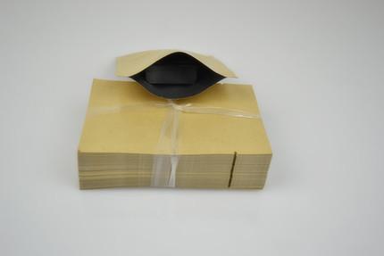 Plain Brown Kraft Customized Paper Bags Flat for Food Packaging