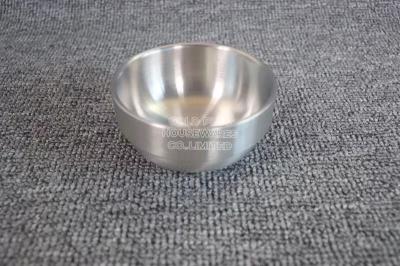 Hot sale kitchen salad mixing bowls 304 heat insulated rice soup bowl 14cm non-stick stainless steel serving bowl