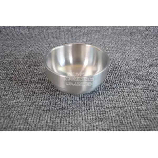 Heat Insulated 14cm 304 Stainless Steel Bowl For Kitchen