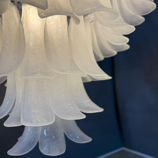 JYLIGHTING French Glass Chandelier American Retro Staircase Pendant Light Luxury Chandelier Living Room Dining Room Bedroom Lamp