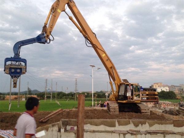 20-50T Excavator Boom Arm Hydraulic Pile Driver Top Energy Amp Mining Pile Driver For Excavator