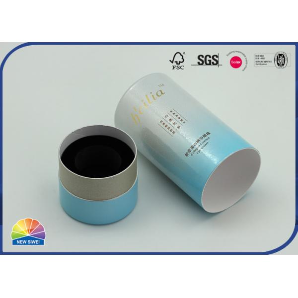 Uv 4c Print 182gsm Silver Paper Packaging Tube For Essential Oil