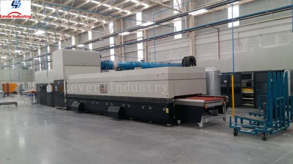 Continuous Cylindrical bedning Glass Tempering Furnace for Toyota window glass