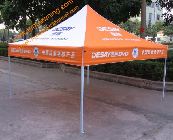 Outdoor Iron Frame Logo Printed Advertising Promotion Pop Up  Foldable Tent