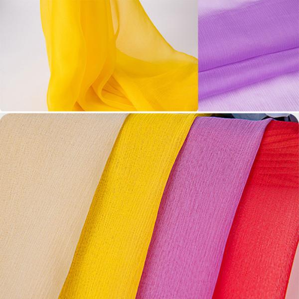 шелк Crepon сплошного цвета 21gsm 5mm крепирует материал платья шелка ткани чистый