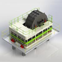 30-250 t/h Capacité Énergie efficace Fraiseur à impact à arbre horizontal automatisé