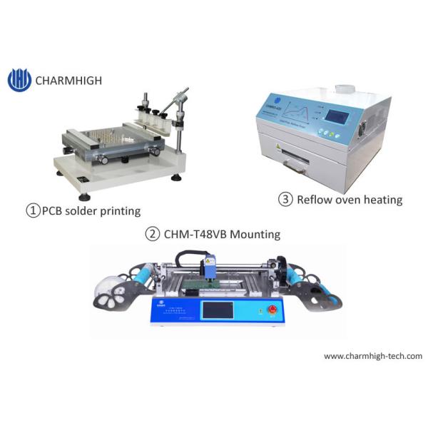 Hottest SMT line Stencil Printer 3040 / CHMT48VB SMT Pnp Machine / Reflow Oven 420