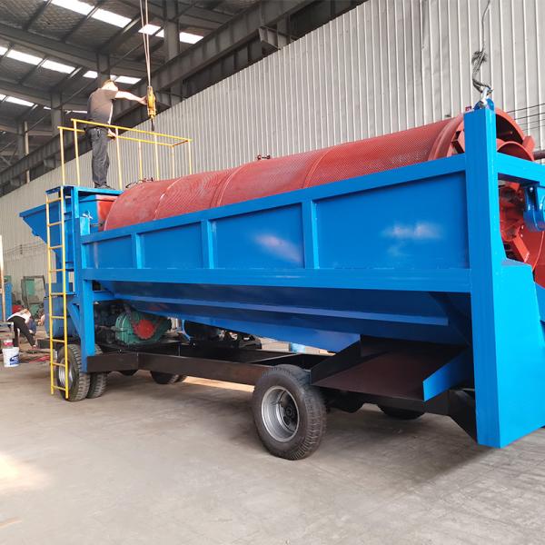 Technology Small Scale Mobile Placer Gold Washing Machine for Ghana Australia Bolivia
