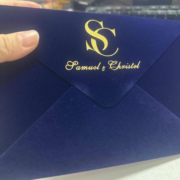 Luxury Small Wedding Invitation Thank You Gift Kraft Cardboard Custom Logo Packaging Paper Envelope For Card