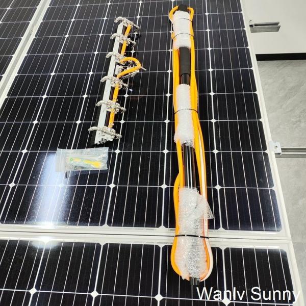 Effective High Pressure Solar Glass Surface Cleaning System for Cold Water Cleaning