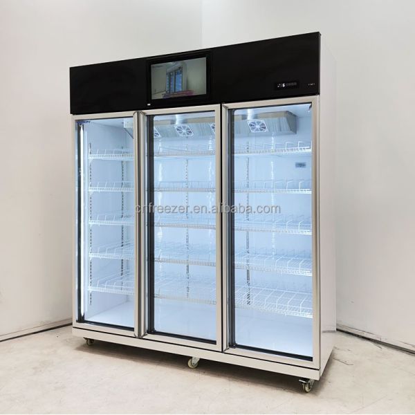Video Advertising Lcd Commercial Beer Coolers Beverage Cooler Fridge