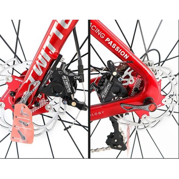 TWITTER THUNDER Carbon Fiber Road Bicycle Disc Brake 22 Speed Alloy Wheel For Road