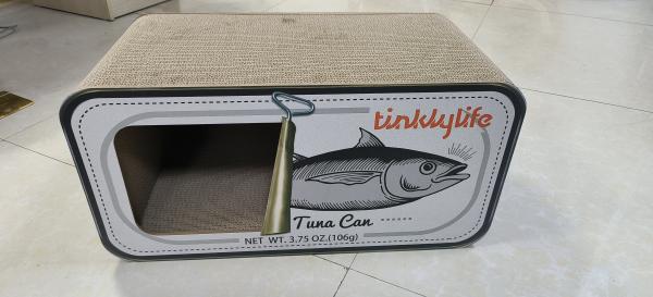 Cat's Nest Salted Fish Can Shape Cat's Nest Cat Scratching Board One