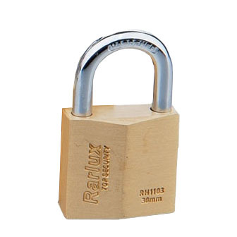 Rarlux Top Security Solid Padlock 3 Nickel-plated Keys Brass Padlock
